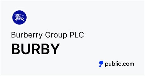 burberry group plc stock|burberry stock price per share.